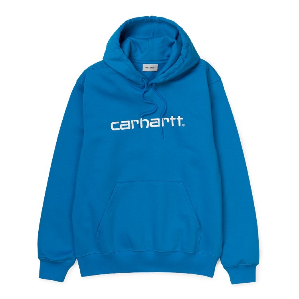 Carhartt Wip Hooded Carhartt Sweatshirt Azzuro Blue / White57/43% ...