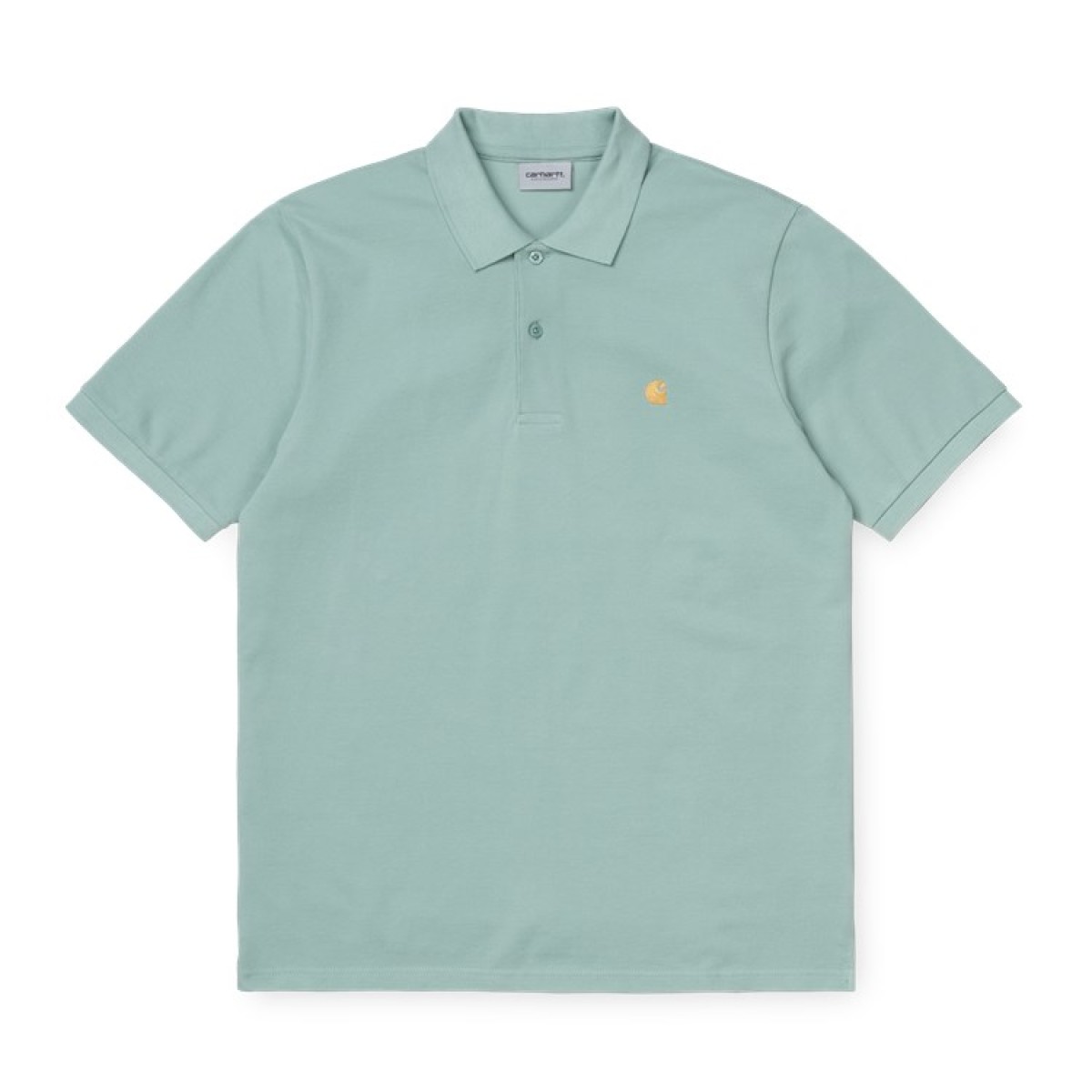 Carhartt Wip S/S Chase Pique Polo Shirt Zola Green / Gold - Penloe