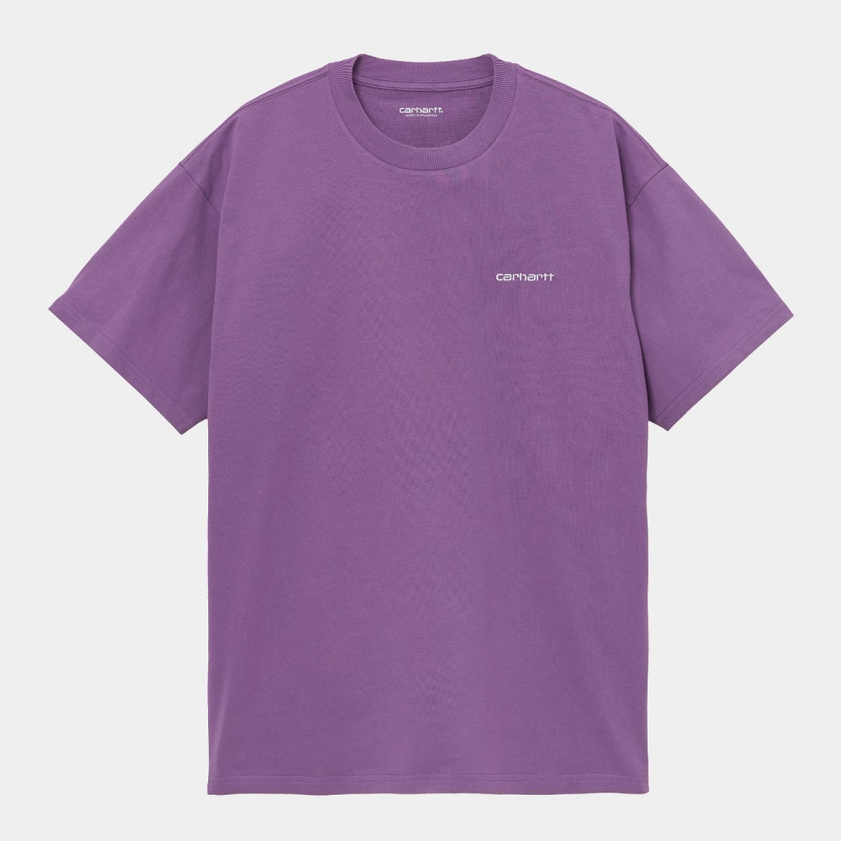 script embroidery t shirt basic