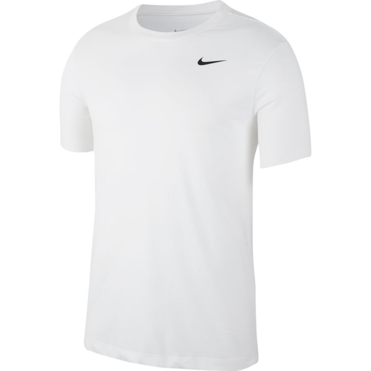 Nike Dri-FIT Solid Crew T-Shirt Black The Nike Dri-FIT T-Shirt delivers ...