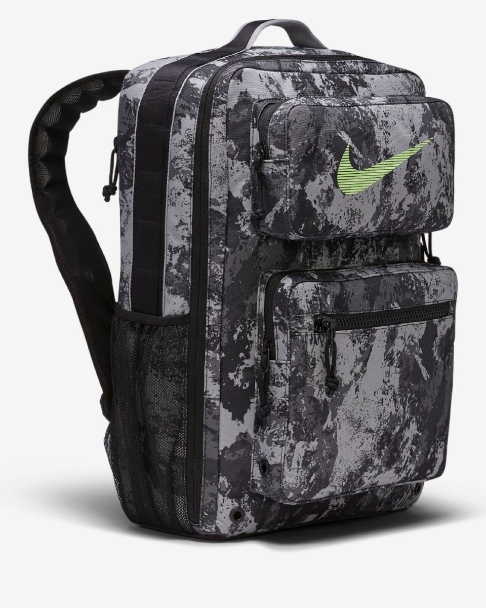 Nike Utility Speed Backpack Partical Grey / Black - Lime Blast - Penloe