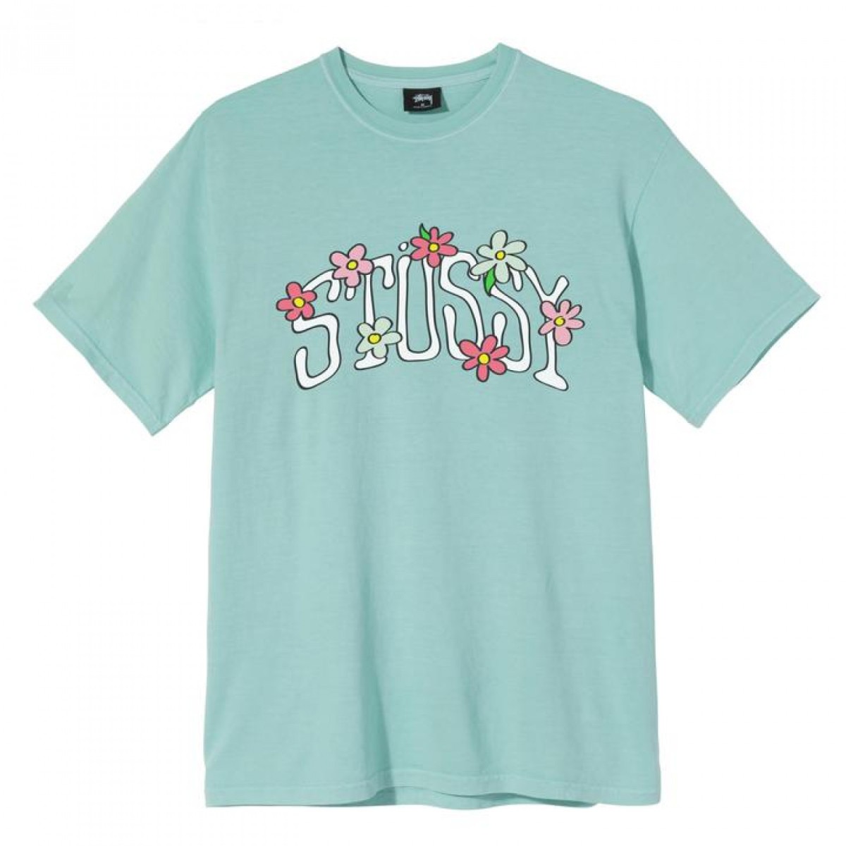stussy flower t shirt