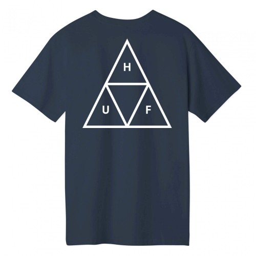 HUF Essentials Triple Triangle L/S T-Shirt Black XXL Tシャツ HUF Essentials Tt Tee - Black | ANDJOY