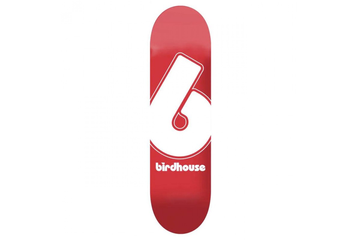 Birdhouse B Logo Skate Deck Red Comes with a sheet of Free grip