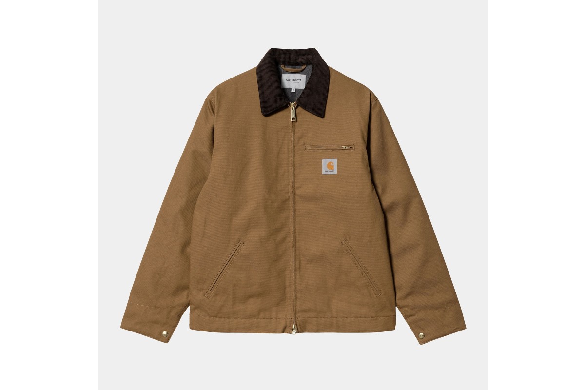Carhartt WIP Detroit Jacket: Style and Durability in Hamilton Brown ...