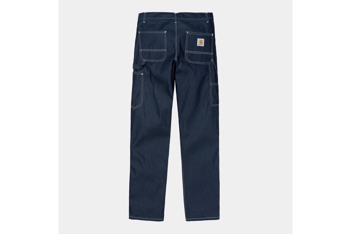 Desilusión Detector Anual Carhartt WIP Ruck Single Knee Pants Blue ,100% Cotton 'Norco' Blue Denim,  11.25 oz - Penloe