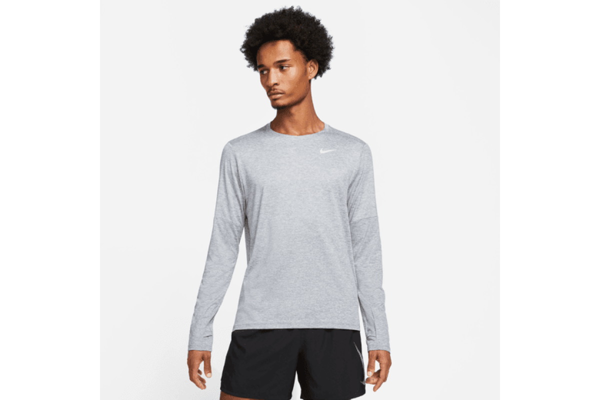 Nike Element Running Crew Smoke Grey / Reflective Silver The Nike Dri ...