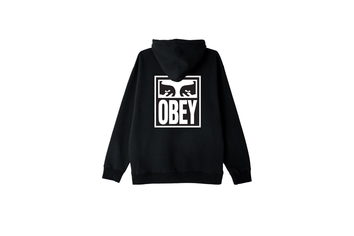 Obey box sales logo hoodie