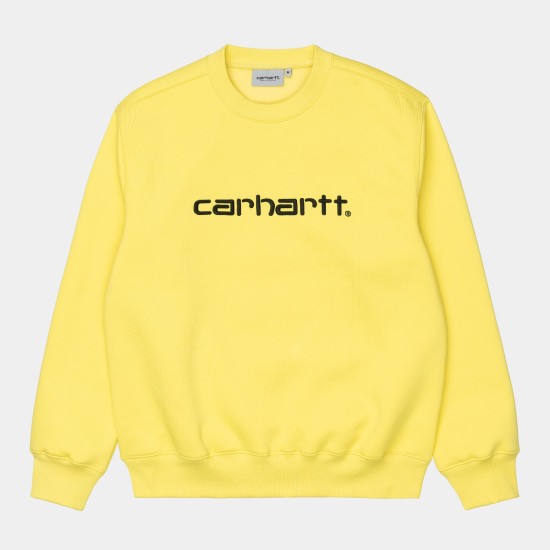 Carhartt WIP Carhartt Sweatshirt Limoncello Yellow / Black