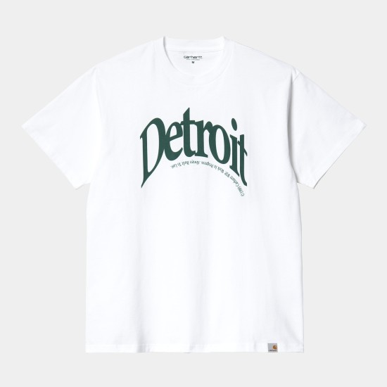 Carhartt WIP Detroit Arch T-Shirt White / Hedge