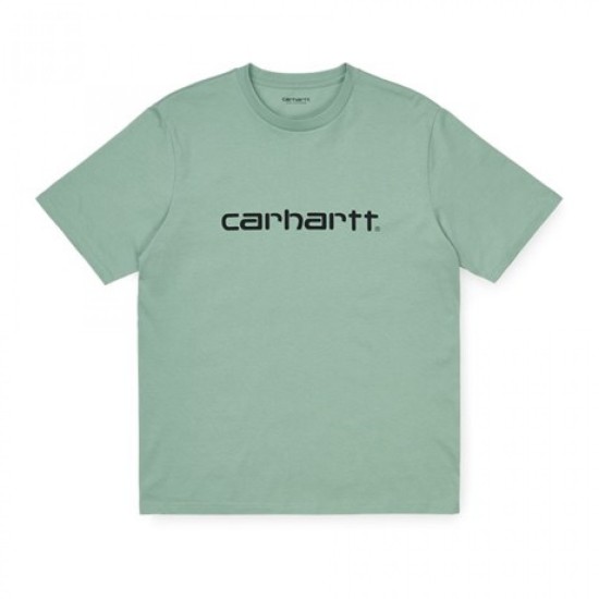 Carhartt Wip S/S Script T-Shirt Frosted Green