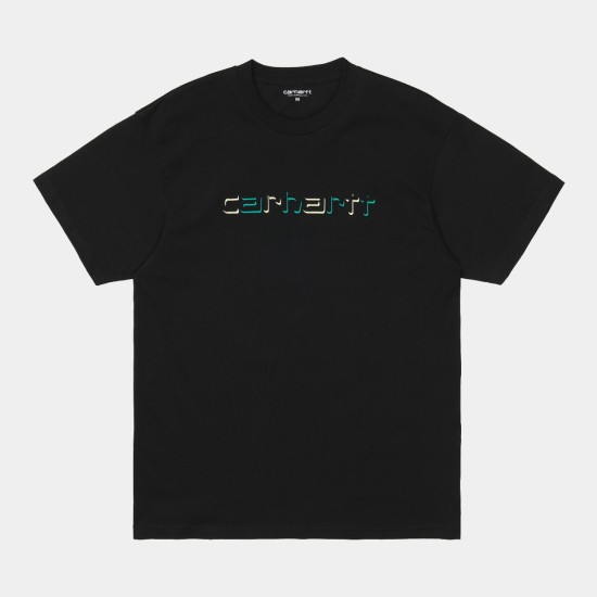 Carhartt WIP S/S Shadow Script T-Shirt Black