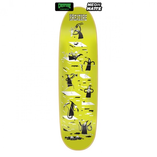 Creature Free For All LG Powerply Skate Deck Yellow