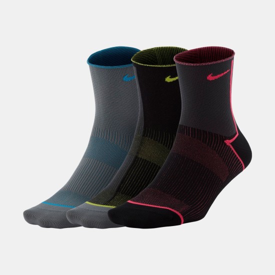 Nike Everyday Plus Lightweight 3 Pack Of Ankle Socks Multi