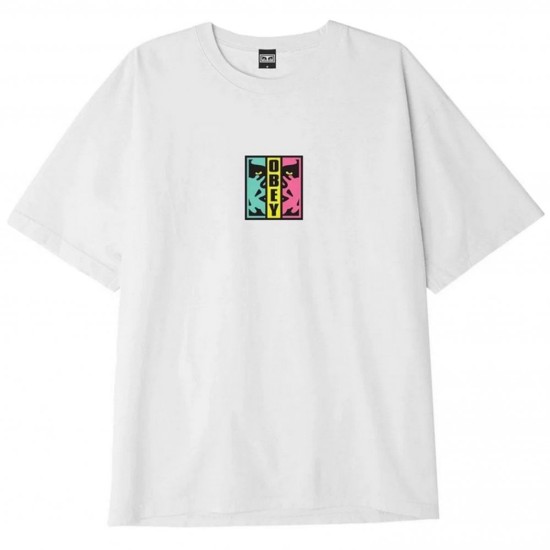 OBEY Divided Heavyweight Classic Box T-Shirt White