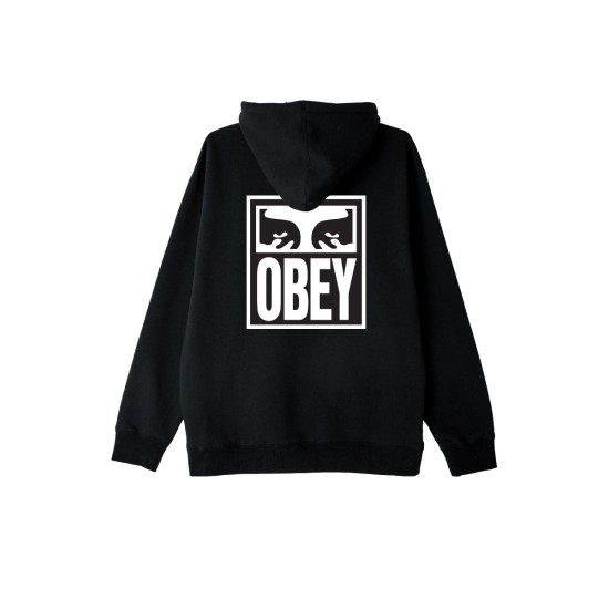 OBEY Eyes Icon 2 Premium Box Fit Hoodie Black