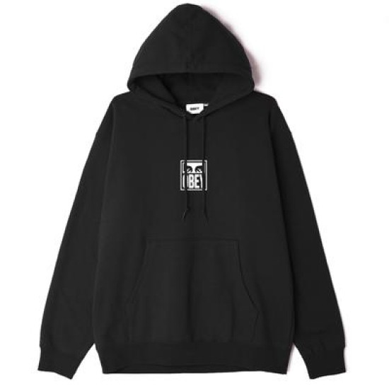 OBEY Eyes Icon 3 Box Fit Premium Hooded Sweat Black