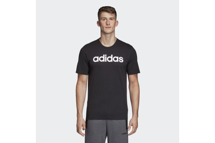 adidas Essentials Linear T-Shirt Black