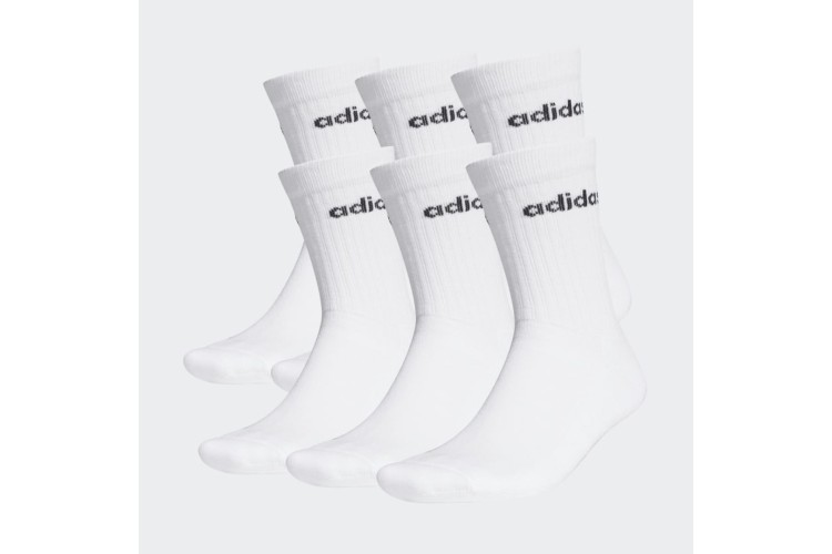 adidas Half Cushioned 3 Pack Of Socks White