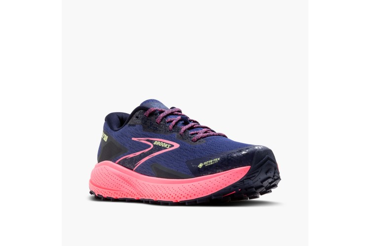 Brooks Divide 5 GTX Grey Blue / Pink / Lime