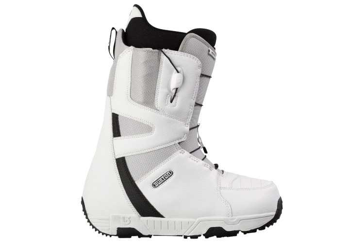 Burton Moto Mens Snowboard Boots White / Grey / Black