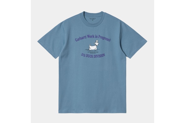 Carhartt WIP 313 Duckdivision T-Shirt Icy Blue