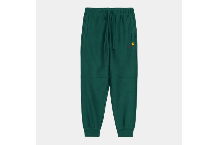 Carhartt WIP American Script Logo Jogging Pants Hedge Green