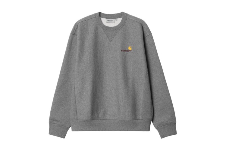 Carhartt WIP American Script Sweatshirt Dark Grey