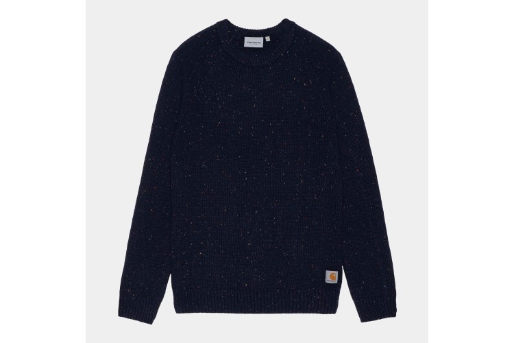 Carhartt WIP Anglistic Sweater Navy