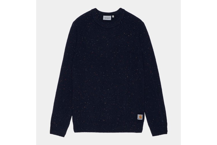 Carhartt WIP Anglistic Sweater Navy