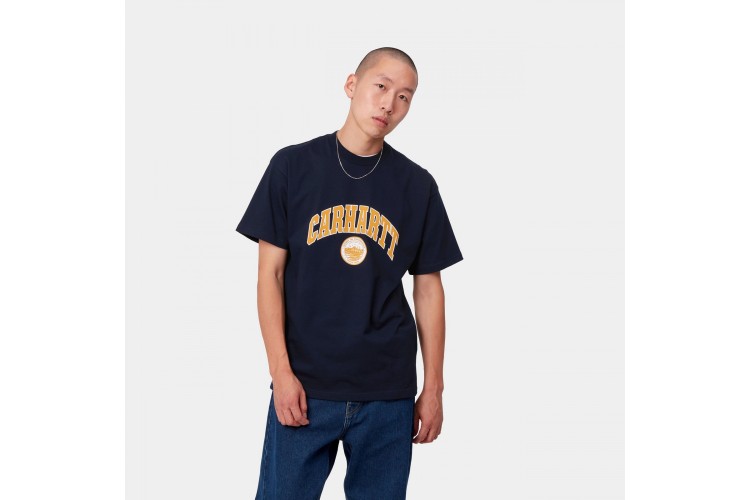 Carhartt WIP Berkeley Script T-Shirt Astro Blue