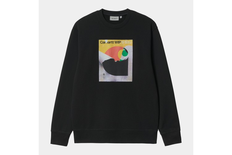 Carhartt WIP Book Cover Crew Sweatshirt Black