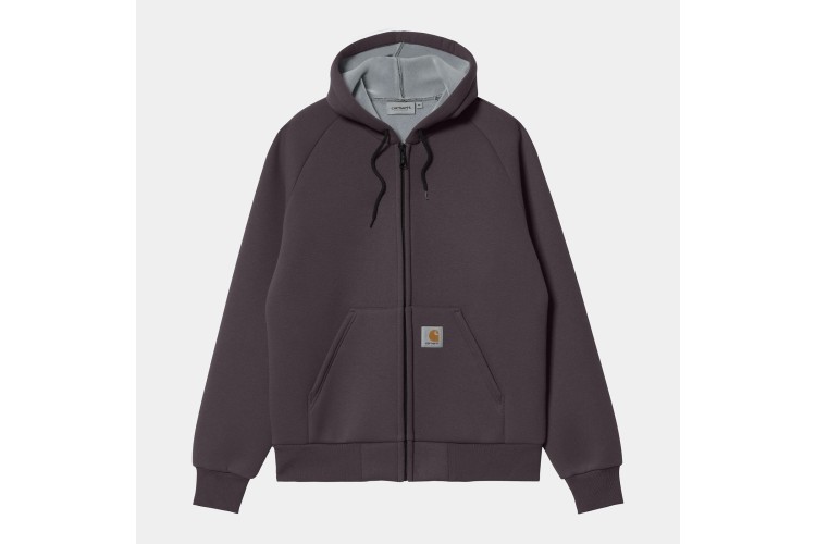 Carhartt WIP Car-Lux Hooded Jacket Artichoke Purple / Grey