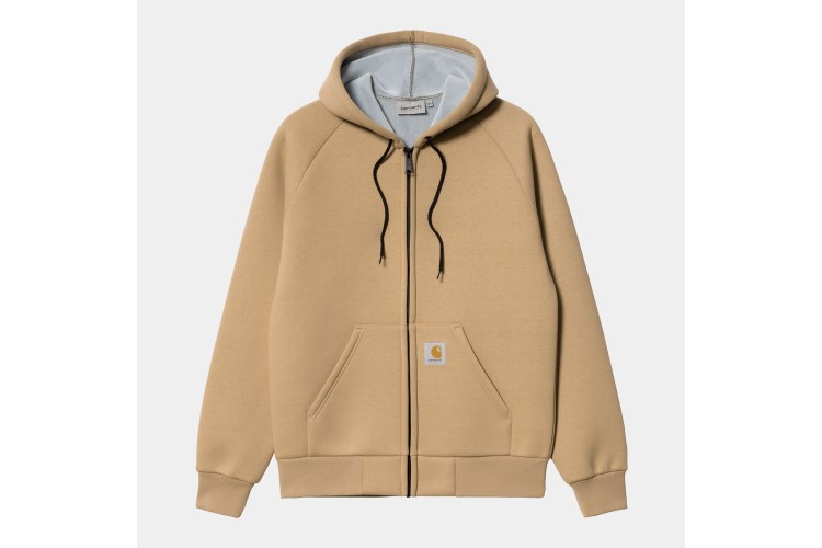 Carhartt WIP Car-Lux Hooded Jacket Dusty Brown