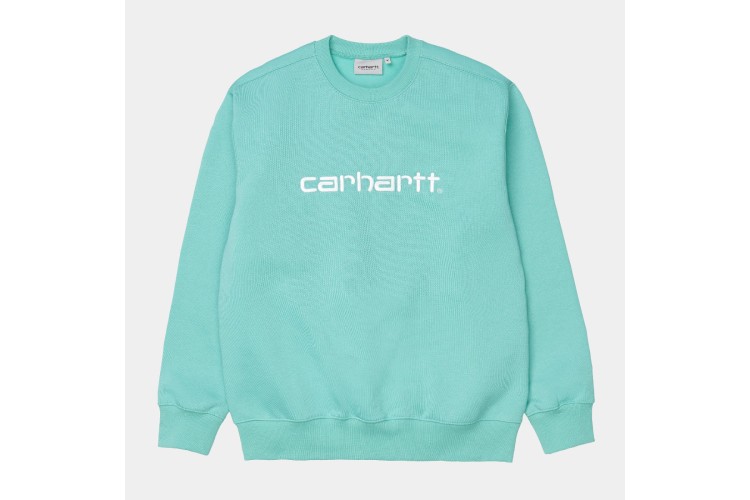 Carhartt WIP Carhartt Sweatshirt Bondi Green / White