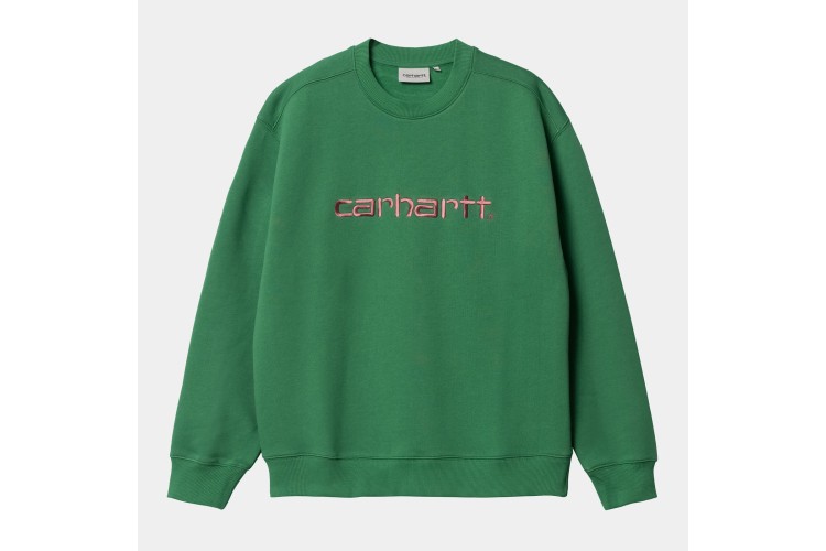 Carhartt WIP Carhartt Sweatshirt Bonsai Green / Brick