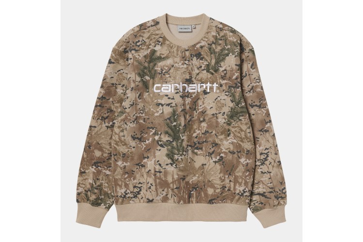 Carhartt WIP Carhartt Sweatshirt Desert Camo Combi / White