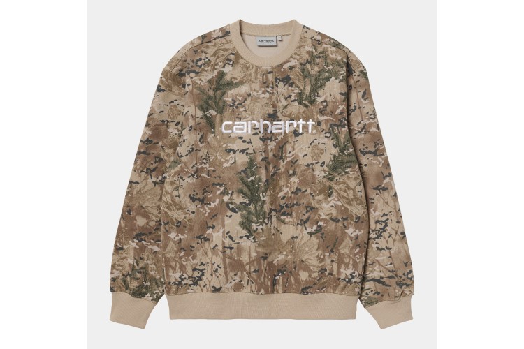 Sociologie een kopje Geloofsbelijdenis Carhartt WIP Carhartt Sweatshirt Desert Camo Combi / White - Penloe