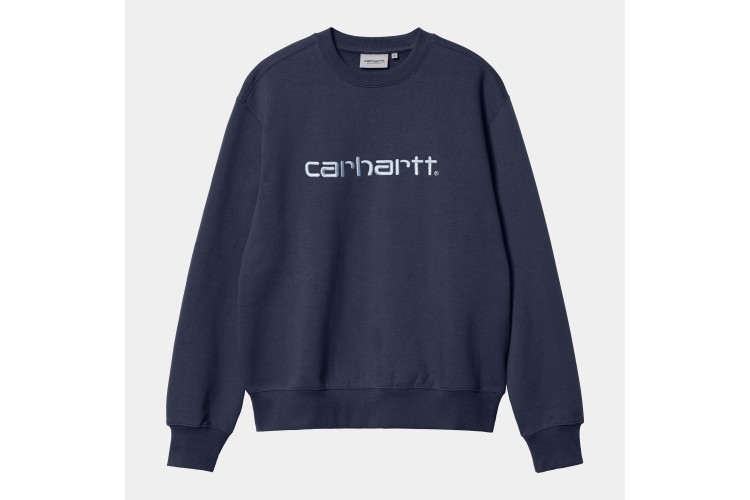 Carhartt WIP Carhartt Sweatshirt Enzian Blue / Misty Sky