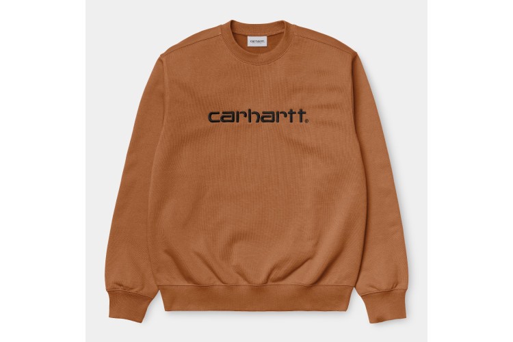 Carhartt WIP Carhartt Sweatshirt Rum Orange / Black