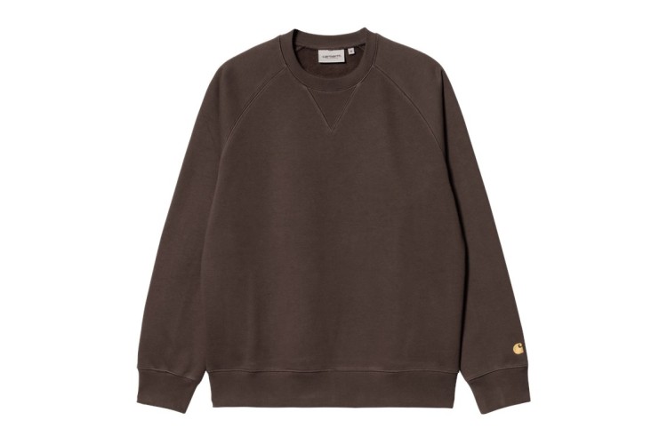 Carhartt WIP Chase Sweatshirt Dark Umber / Gold