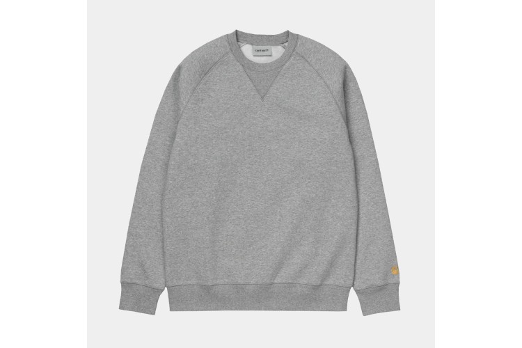 Carhartt Wip Chase Sweatshirt Grey Heather / Gold