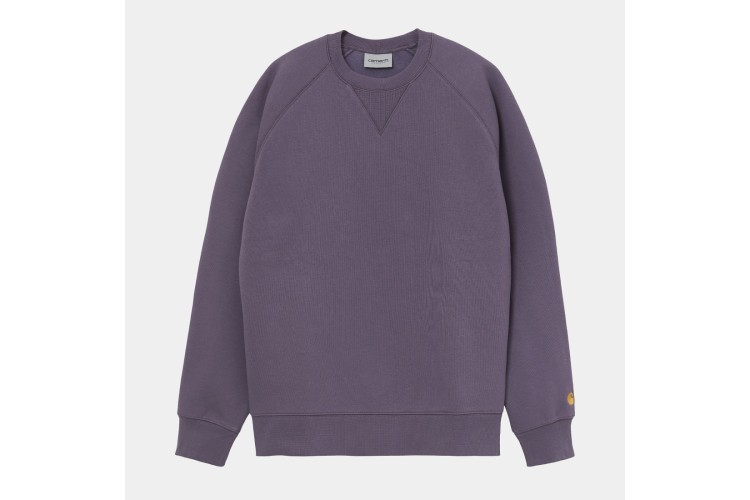 Carhartt WIP Chase Sweatshirt Provence Purple / Gold