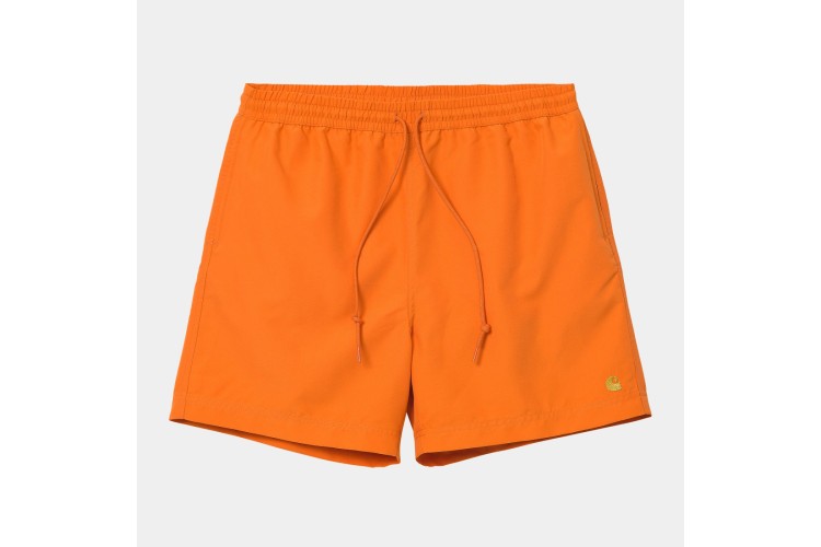 Carhartt WIP Chase Swim Trunks Hokkaido Orange / Gold