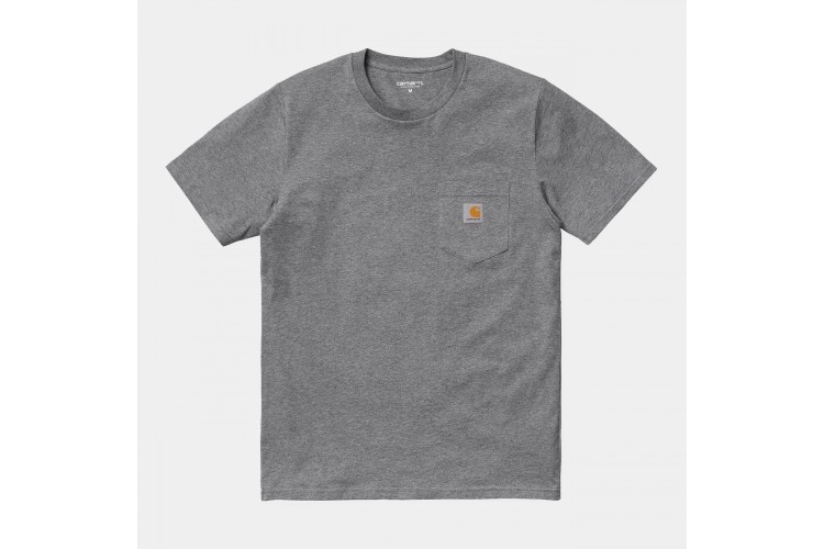 Carhartt WIP Classic Pocket T-Shirt Dark Grey Heather