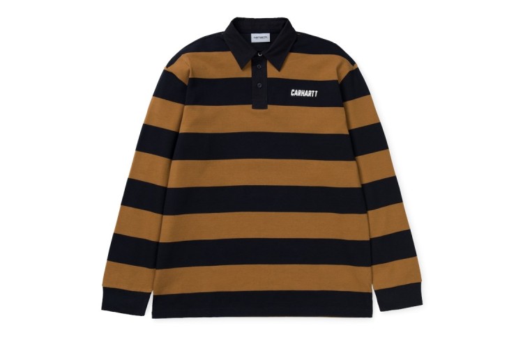 Carhartt Wip Easton Rugby Polo Brown