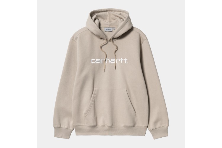 Carhartt WIP Embroidered Hooded Sweatshirt Wall / Wax