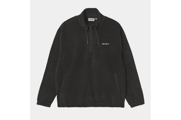 Carhartt WIP Ethan Half Zip Sweatshirt Black / Wax