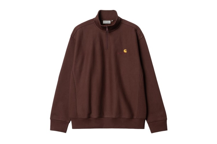 Carhartt WIP Half Zip American Script Ale