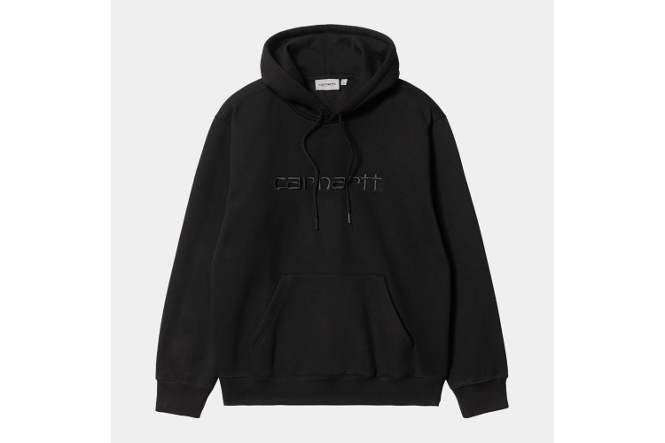 Carhartt WIP Hooded Carhartt Sweatshirt Black / Black